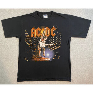 Vintage 2000 Black AC/DC Stiff Upper Lip Tour Shirt AllSport USA Tag in Large 44